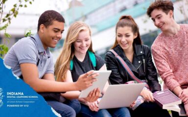 Students attending a college visit during College Go! Week