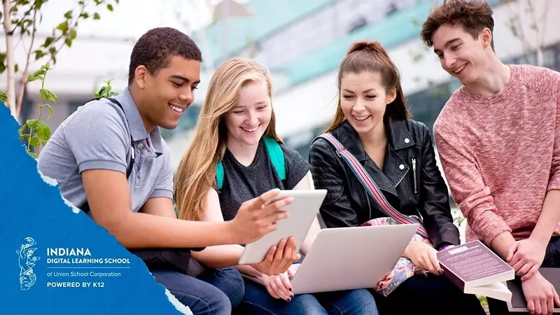 Students smiling