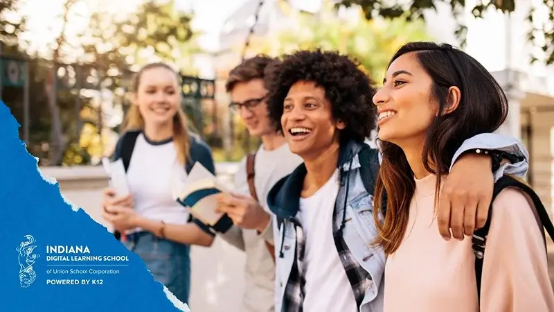 Students smiling