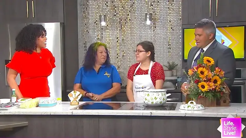 People cooking