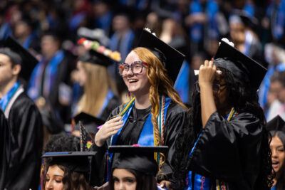 student smiling