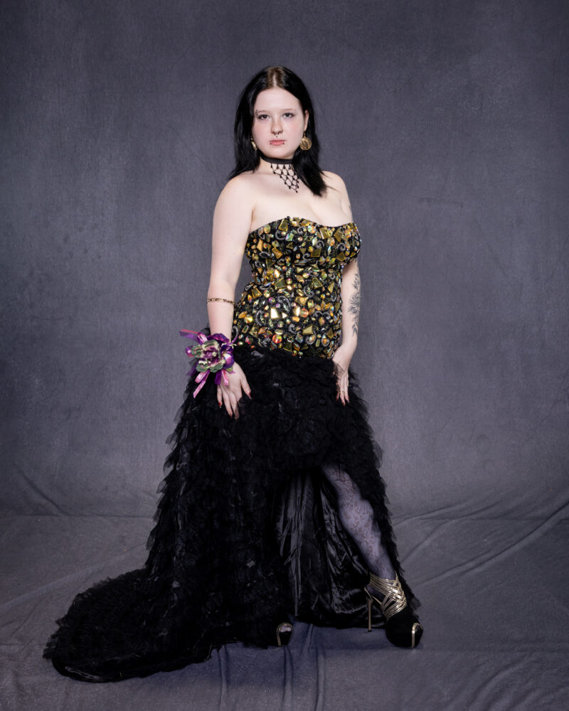 student picture at the prom